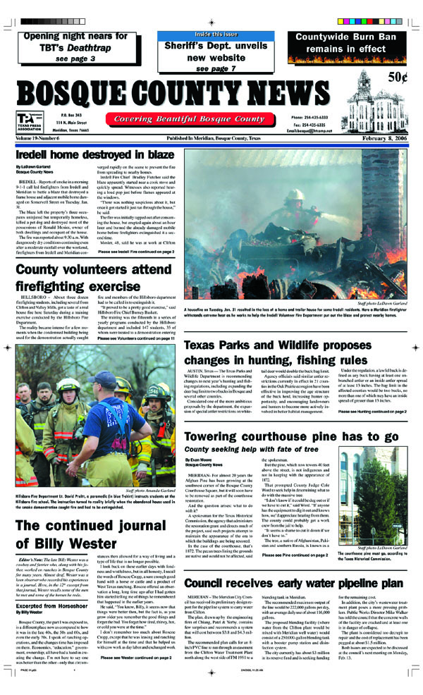 Bosque County News